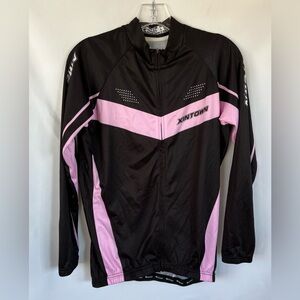 NWOT - Xintown Long-sleeve Cycling Jacket - Black / Pink - Size Large